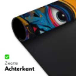 Graffiti - Kleuren - Oog - Kunst Muismat XXL klein -sfeer2