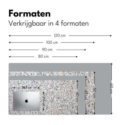 graniet-structuren-design-steen Muismat XXL klein -sfeer5
