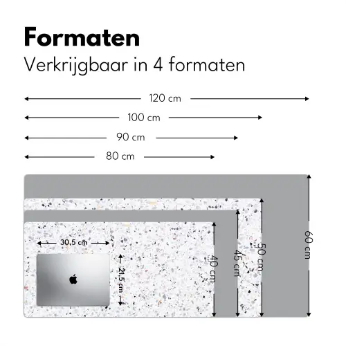 graniet-structuur-design-wit Muismat XXL klein -sfeer5