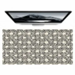 Grafisch - Patroon - Zwart Muismat XXL klein 681 -zzz3d