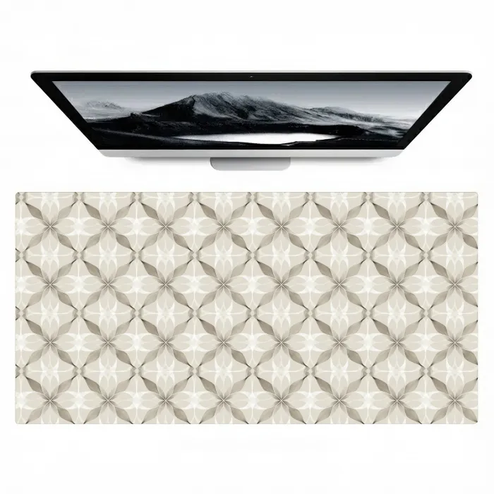 Grafisch - Patroon - Grijs Muismat XXL klein 681 -zzz3d
