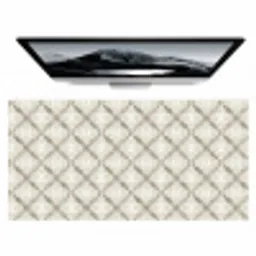 Grafisch - Patroon - Grijs Muismat XXL klein 681 -zzz3d