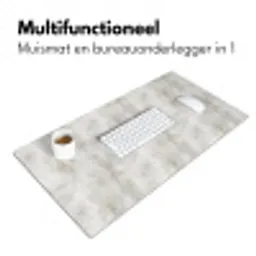 Grijs - Beton - Verweerd Muismat XXL klein 681 -sfeer4