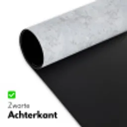 Grijs - Terrazzo-effect - Beton Muismat XXL klein 681 -sfeer2