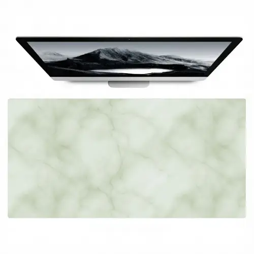 Groen - Marmer - Aders Muismat XXL klein 681 -zzz3d