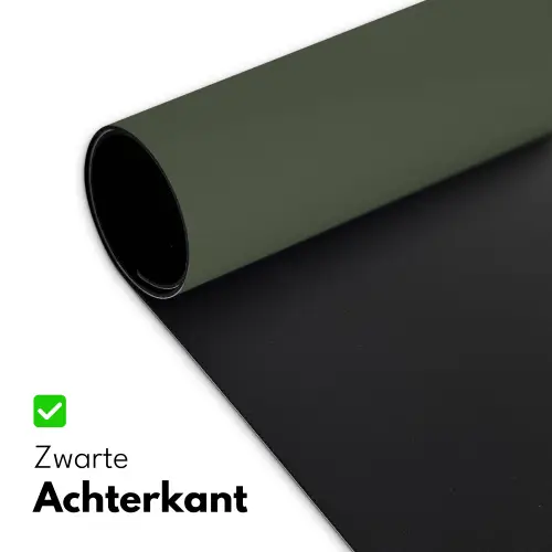 Groen - Effen kleur - Olijfgroen Muismat XXL klein -sfeer2