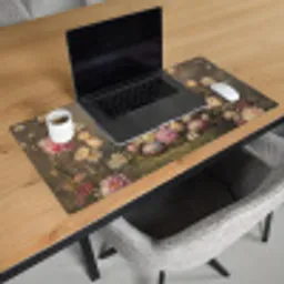Haas - Stilleven - Bloemen Muismat XXL klein -sfeer1