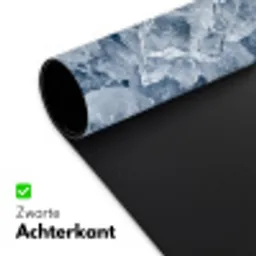 Ijsblokjes - Water - Blauw Muismat XXL klein -sfeer2