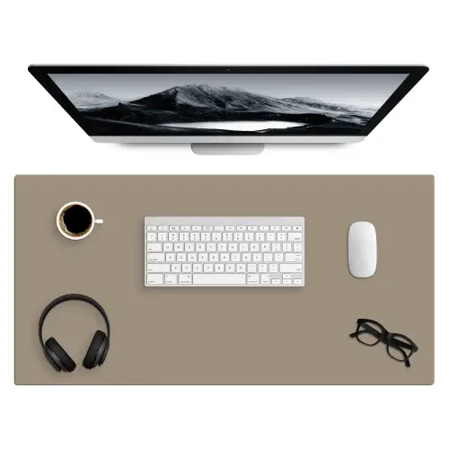 Interieur - Kleuren - Beige Muismat XXL klein -3d