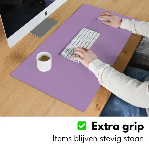 Interieur - Paars - Kleuren - Paarse - Kleur - Effen Muismat XXL klein -sfeer3