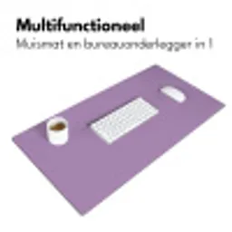 Interieur - Paars - Kleuren - Paarse - Kleur - Effen Muismat XXL klein -sfeer4