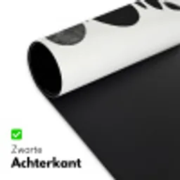 Japandi - Zwart - Abstract Muismat XXL klein -sfeer2
