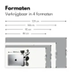 Japandi - Zwart - Abstract Muismat XXL klein -sfeer5