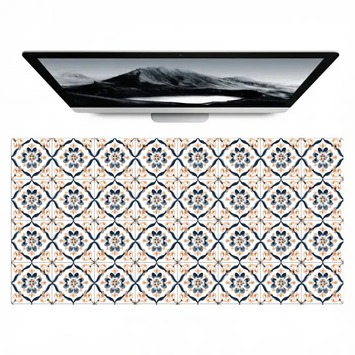 Bladvorm - Patroon - Kleurrijk Muismat XXL klein 681 -zzz3d