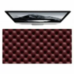 Leer - Patroon - Bordeaux Muismat XXL klein 681 -zzz3d