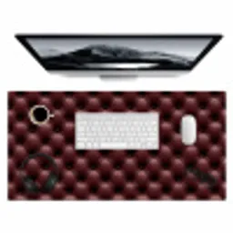 Leer - Patroon - Bordeaux Muismat XXL klein 681 -3d