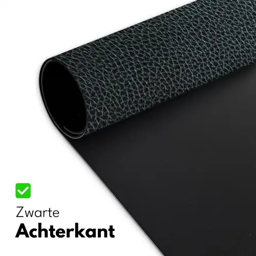 leer-structuur-zwart-groen-licht Muismat XXL klein -sfeer2