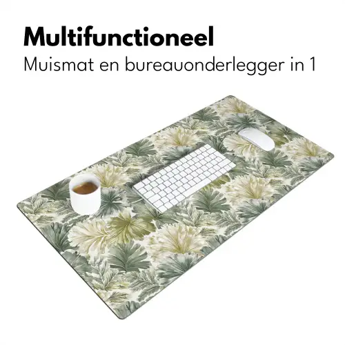 Bladeren - Botanisch - Groen Muismat XXL klein 681 -sfeer4