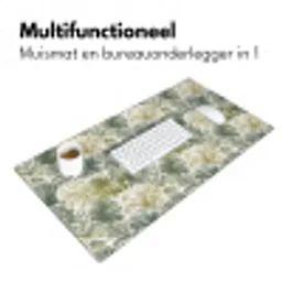 Bladeren - Botanisch - Groen Muismat XXL klein 681 -sfeer4
