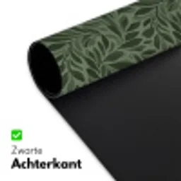 Bladeren - Organisch - Groen Muismat XXL klein 681 -sfeer2
