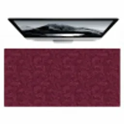 Bladeren - Patroon - Paars Muismat XXL klein 681 -zzz3d