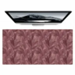 Bladeren - Patroon - Paars Muismat XXL klein 681 -zzz3d