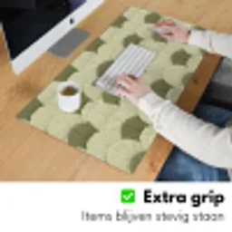 Bladeren - Structuur - Groen Muismat XXL klein 681 -sfeer3