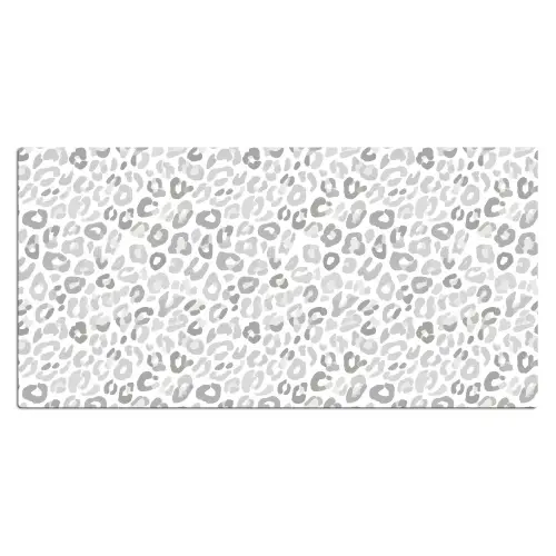 Luipaard - Motief - Grijs Muismat XXL klein 681 -3d_leeg