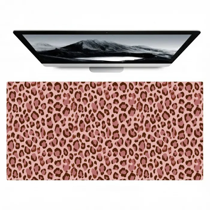 Luipaard - Patroon - Roze Muismat XXL klein 681 -zzz3d