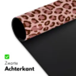 Luipaard - Patroon - Roze Muismat XXL klein 681 -sfeer2