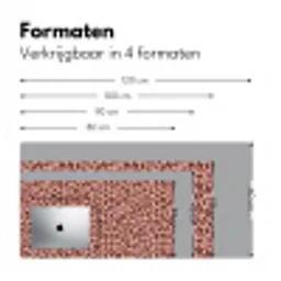 Luipaard - Patroon - Roze Muismat XXL klein 681 -sfeer5