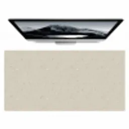 Lichtbeige - Terrazzo - Grijs Muismat XXL klein 681 -zzz3d