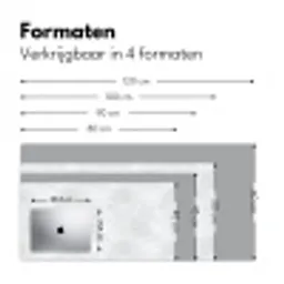 Lichtgrijs - Betonstructuur - Subtiel Muismat XXL klein 681 -sfeer5