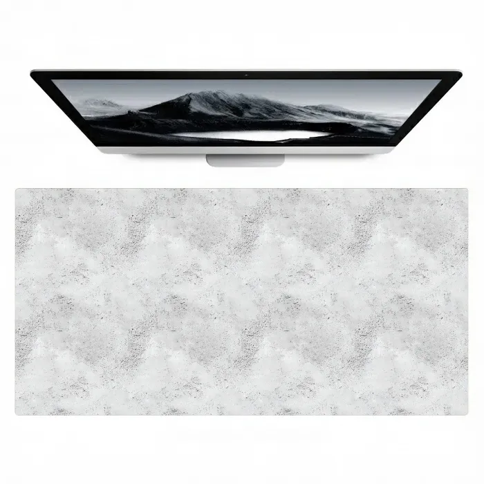 Lichtgrijs - Ruw - Subtiel Muismat XXL klein 681 -zzz3d