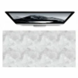 Lichtgrijs - Ruw - Subtiel Muismat XXL klein 681 -zzz3d