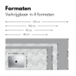 Lichtgrijs - Ruw - Subtiel Muismat XXL klein 681 -sfeer5