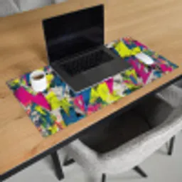Bliksemschichten - Patroon - Marmer - Kleuren Muismat XXL klein -sfeer1