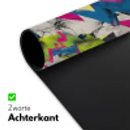 Bliksemschichten - Patroon - Marmer - Kleuren Muismat XXL klein -sfeer2