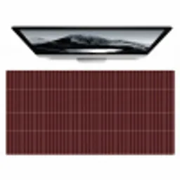 Lijnen - Patroon - Bordeaux Muismat XXL klein 681 -zzz3d