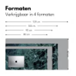 Marmer - Steen - Textuur - Marmerlook - Design Muismat XXL klein -sfeer5