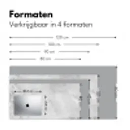 Marmer - Steen - Wit - Grijs - Marmerlook Muismat XXL klein -sfeer5