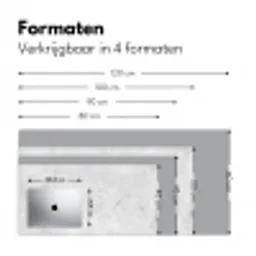 Marmer - Textuur - Grijs - Marmerlook Muismat XXL klein -sfeer5