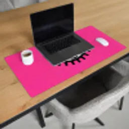 Minimalistisch - Oog - Roze Muismat XXL klein -sfeer1