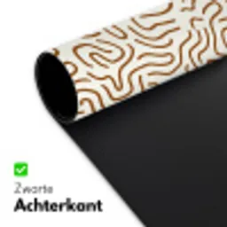 Minimalistisch - Patroon - Terracotta Muismat XXL klein 681 -sfeer2