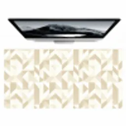 Modern - Abstract - Beige Muismat XXL klein 681 -zzz3d
