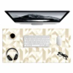 Modern - Abstract - Beige Muismat XXL klein 681 -3d