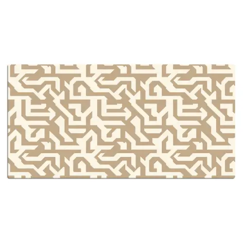 Modern - Abstract - Beige Muismat XXL klein 681 -3d_leeg