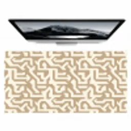 Modern - Abstract - Beige Muismat XXL klein 681 -zzz3d