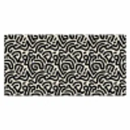 Modern - Abstract - Zwart Muismat XXL klein 681 -3d_leeg