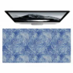 Modern - Abstract - Blauw Muismat XXL klein 681 -zzz3d